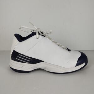 Vintage Adidas ILL K 019364 White Navy basketball shoes youth 4.5 / womens 5.5